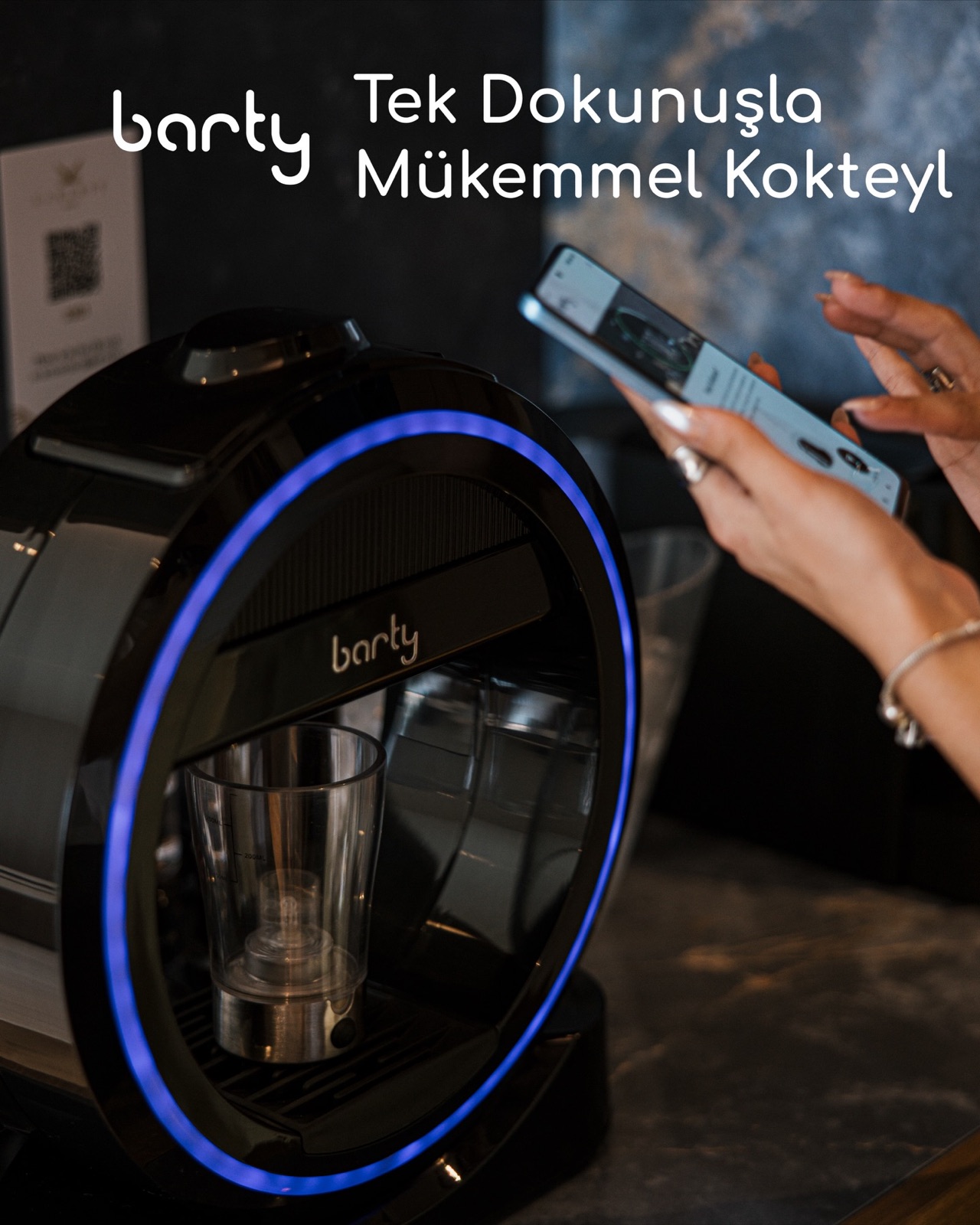 Barty uygulamasının QR ile eşleştirilmesi